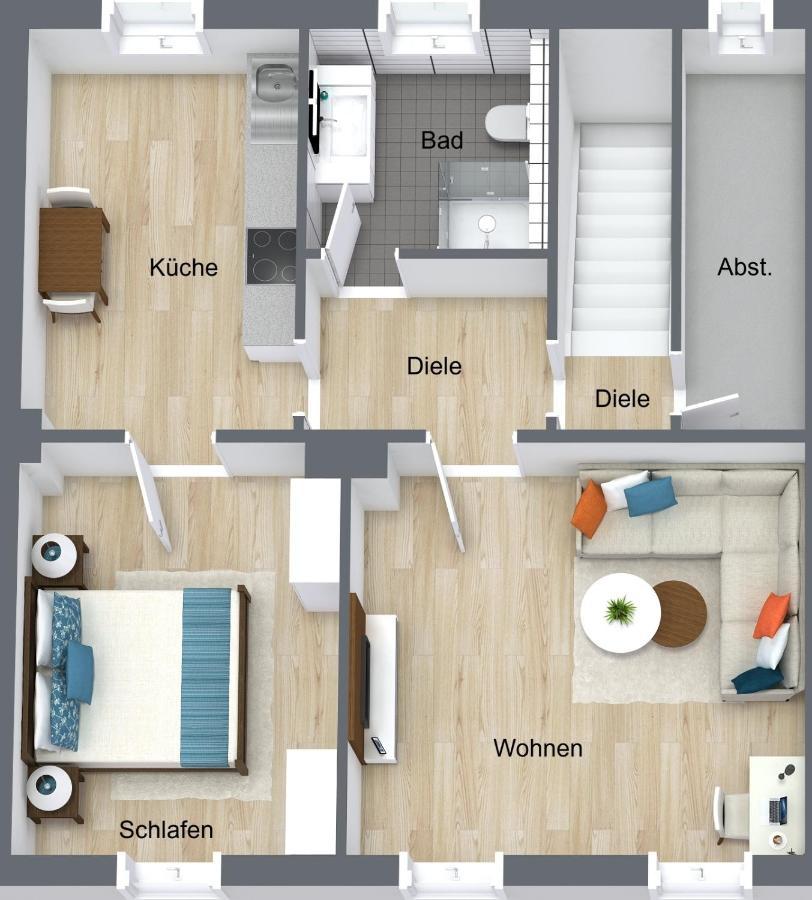 Feddersen Living Moderne Ferienwohnungen - Gemuetlich - Netflix - Voll Ausgestattet - Waschmaschine - Zentral Gelegen Brunsbuttel Exteriör bild